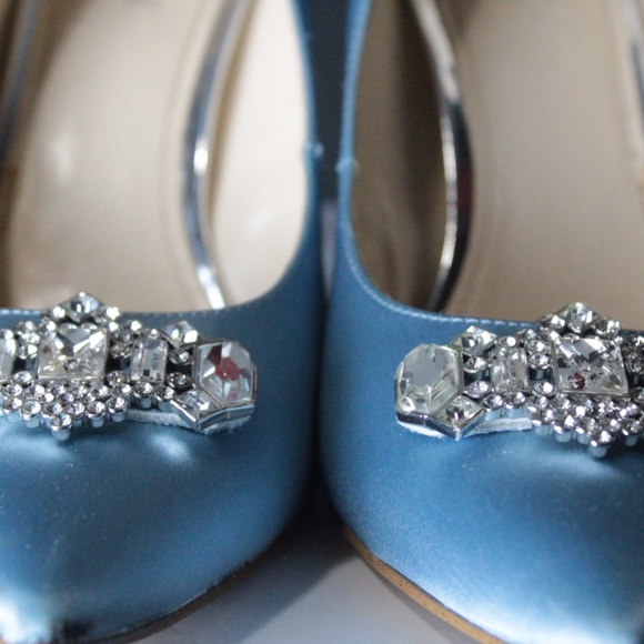 LIGTH BLUE HEELS NINE WEST - Picture 2 of 9